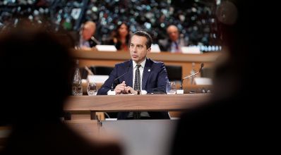 Am 12. Dezember 2017 fand Klimagipfel in Paris statt. Im Bild Bundeskanzler Christian Kern.